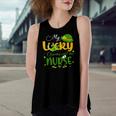My Lucky Charms Call Me Nurse Happy Patricks Day Lucky Mama Women's Loose Tank Top