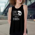 Panda Lovers Life Is Better With A Panda Bear Women's Loose Tank Top