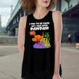 I Try To Be Good But I Take After My Pawpaw Dinosaur Women's Loose Tank Top