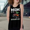 Womens Mom Of The Birthday Boy Your Funny Monster Truck Birthday Women's Loose Fit Open Back Split Tank Top