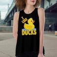 Yellow Rubber Duck Squeaker Duck I Like Ducks Women's Loose Tank Top