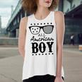 All American Boy 4Th Of July Boys Kids Sunglasses Family Women's Loose Fit Open Back Split Tank Top