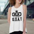 God Is The Greatest Of All Time GOAT Inspirational Women's Loose Tank Top