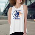 Love Retro Funny Humor Birthdays Classic Trending Girls Viral Man Love Retro Cool Women's Loose Fit Open Back Split Tank Top