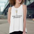 May Contain Prosecco White Wine Drinking Meme Women's Loose Tank Top