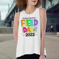 School Field Day Teacher Im Just Here For Field Day 2022 Peace Sign Women's Loose Tank Top