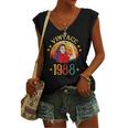34Th Birthday 34 Years Old For Retro Vintage 1988 Women's V-neck Tank Top