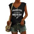First Time Grandma Promoted To Meemaw 2022 Women's V-neck Tank Top