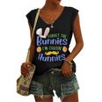 Forget The Bunnies Im Chasing Hunnies Funny Boys Easter Gift Women's V-neck Casual Sleeveless Tank Top