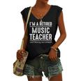 Retired Music Teacher Schedule 1 Music Teacher Women's V-neck Tank Top