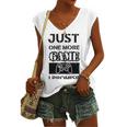 Just One More Game I Promise Women's V-neck Casual Sleeveless Tank Top