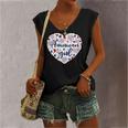 American Girl Patriot 4Th Of July Independence Day Baby Girl Women's V-neck Tank Top