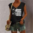 Body Under Construction Mind On A Mission Fitness Lovers Women's V-neck Tank Top