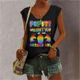 Pop It Auntie Of The Birthday Girl Matching Women's V-neck Tank Top