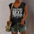 Truck Driver For Trucker Trucking Lover Women's V-neck Tank Top