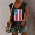 Usa Patriotic American Flag For Boys Girls Us Women's V-neck Tank Top