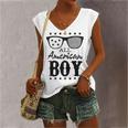 All American Boy 4Th Of July Boys Kids Sunglasses Family Women's V-neck Casual Sleeveless Tank Top