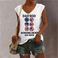 Dad Bod Working On My Six Pack Beer Flag 4Th Of July Women's Vneck Tank Top