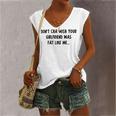 Dont Cha Wish Your Girlfriend Was Fat Like Me V2 Women's V-neck Casual Sleeveless Tank Top