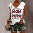 Gigi Grandma I Have Two Titles Mom And Gigi Women's Vneck Tank Top