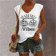 Happy Field Day Field Day Tee Kids Graduation School Fun Day V8 Women's V-neck Casual Sleeveless Tank Top