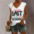 Happy Last Day Of School Funny V3 Women's V-neck Casual Sleeveless Tank Top