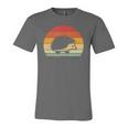 Vintage Retro Sunset Hedgehog Lovers Jersey T-Shirt