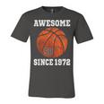 50Th Birthday Basketball Player 50 Years Old Vintage Retro Unisex Jersey Short Sleeve Crewneck Tshirt