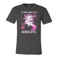 Axolotl Is My Spirit Animal Cherry Blossom Girls Boys Jersey T-Shirt