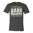 Father Grandpa I Have Two Titles Dad And Grandpa And I Rock Them Both Dad 60 Family Dad Unisex Jersey Short Sleeve Crewneck Tshirt