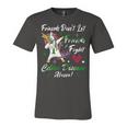 Friends Dont Let Friends Fight Celiac Disease Alone Unicorn Green Ribbon Celiac Disease Celiac Disease Awareness Unisex Jersey Short Sleeve Crewneck Tshirt