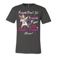 Friends Dont Let Friends Fight Pagets Disease Alone Unicorn Pink Ribbon Pagets Disease Pagets Disease Awareness Unisex Jersey Short Sleeve Crewneck Tshirt