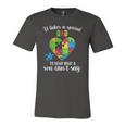 Fun Heart Puzzle S Dad Autism Awareness Support Jersey T-Shirt