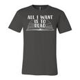 Funny Books All I Want To Do Is Read Unisex Jersey Short Sleeve Crewneck Tshirt
