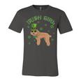 Irish Girl Leprechaun Poodle Dog St Patricks Day Kids Unisex Jersey Short Sleeve Crewneck Tshirt