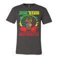 Juneteenth Is My Independence Day African Flag Black History Unisex Jersey Short Sleeve Crewneck Tshirt