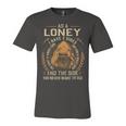 Loney Name Shirt Loney Family Name V2 Unisex Jersey Short Sleeve Crewneck Tshirt