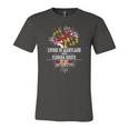 Maryland Home Florida Roots State Tree Flag Love Jersey T-Shirt