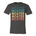 Mcatee Name Shirt Mcatee Family Name Unisex Jersey Short Sleeve Crewneck Tshirt