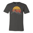 Mountain Bike Vintage Sunset Design Graphic 235 Trending Shirt Unisex Jersey Short Sleeve Crewneck Tshirt