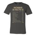 Norris Name Gift Norris Facts Unisex Jersey Short Sleeve Crewneck Tshirt
