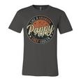 Pappy Like A Grandpa Only Cooler Vintage Retro Fathers Day Jersey T-Shirt