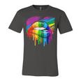 Rainbow Lips Lgbt Pride Month Rainbow Flag Jersey T-Shirt