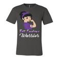 Rett Syndrome Warrior Purple Women Purple Ribbon Rett Syndrome Rett Syndrome Awareness Unisex Jersey Short Sleeve Crewneck Tshirt