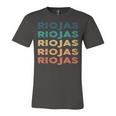 Riojas Name Shirt Riojas Family Name Unisex Jersey Short Sleeve Crewneck Tshirt