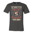 Schaefer Blood Run Through My Veins Name V3 Unisex Jersey Short Sleeve Crewneck Tshirt