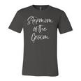 Stepmom Of The Groom Cute Wedding Party Jersey T-Shirt