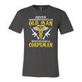 Never Underestimate An Old Man Corpsman Jersey T-Shirt