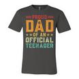 Vintage Thirteen Retro Proud Dad Of An 544 Shirt Unisex Jersey Short Sleeve Crewneck Tshirt