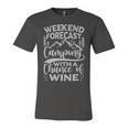 Weekend Forecast Mountain Camper 11 Shirt Unisex Jersey Short Sleeve Crewneck Tshirt